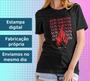 Imagem de Camiseta Feminina Preta Manga Curta Avivamento Moda Evangélica Cristã Gospel