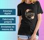 Imagem de Camiseta Feminina Preta Manga Curta Gratidão Moda Evangélica Cristã Gospel