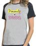 Imagem de Camiseta feminina promovida a dinda neon camisa blusa