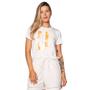 Imagem de Camiseta Feminina Rovitex Manga Curta Palm Off White