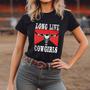 Imagem de Camiseta feminina Savarana, retrô, estampada Bull Skull, camiseta de algodão