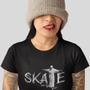 Imagem de Camiseta Feminina Skate Sk8 Cristo Redentor Rio J Baby Look