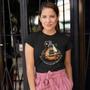 Imagem de Camiseta Feminina Slow Rock Songs Bicho Preguiça Guitarra