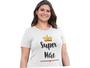 Imagem de Camiseta Feminina Super Mãe Dia das Mães Mamãe Presente Branca