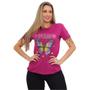 Imagem de Camiseta Feminina T-Shirt Tecido 100% Algodão Estampa Butterfly Tendência Blogueira