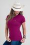 Imagem de Camiseta Feminina Texas Farm - Cf169 - Roxo Amora