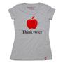 Imagem de Camiseta Feminina Think Twice