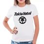 Imagem de Camiseta Feminina Tokio Hotel Camisa Baby Look 100% Algodão