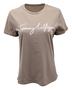 Imagem de Camiseta feminina Tommy Hilfiger Line com gola redonda, xl, bronzeada