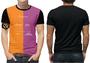 Imagem de Camiseta Fevereiro Roxo e Laranja PLUS SIZE Masculina Blusa