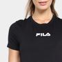 Imagem de Camiseta Fila Letter Fit Feminina