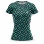 Imagem de Camiseta Fitness Estampada Feminina Academia Blusa Caminhada Fitness Dry Fit Antitranspirante Treino