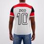 Imagem de Camiseta Flamengo Retrô Zico Masculina - Branco
