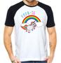Imagem de Camiseta foda-se unicornio tumblr arco iris camisa