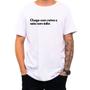 Imagem de Camiseta Frase Chego Com Raiva E Saio Com Ódio Criativa