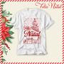 Imagem de Camiseta Frases Natal Em Família Papai Noel Unissex Feliz Natal Diferente Natal de Jesus Presente