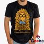Imagem de Camiseta Game Of Bananas 100% Algodão Minions Game Of Thrones Meu Malvado Favorito Geeko