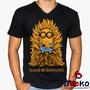 Imagem de Camiseta Game Of Bananas 100% Algodão Minions Game Of Thrones Meu Malvado Favorito Geeko