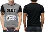 Imagem de Camiseta Gamer Jogador Masculina Jesus Cristã Gospel Blusa