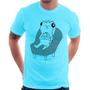 Imagem de Camiseta Gatinho Ouvindo Música - Foca na Moda