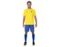 Imagem de Camiseta Gola Alta de Futebol Topper - Brasil Combate Masculina Manga Curta Amarela