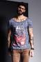 Imagem de Camiseta  Gola Canoa Manhood Scratched Mescla