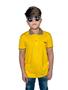 Imagem de Camiseta Gola Polo Infantil Masculina Alta Qualidade Fio 30.1 Penteado 100% Algodão Cor Amarela