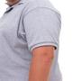 Imagem de Camiseta Gola Polo Plus Size Masculina Basica Com Botao Tamanho Especial Uniforme Manga Piquet