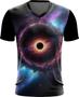 Imagem de Camiseta Gola V Buraco Negro Black Hole Space 4