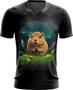 Imagem de Camiseta Gola V Capivara do Bem Animalzinho 2