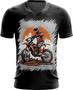 Imagem de Camiseta Gola V de Motocross Moto Adrenalina 9