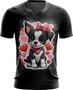 Imagem de Camiseta Gola V Dia dos Namorados Cachorrinho 6