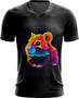 Imagem de Camiseta Gola V Hamster Neon Pet Estimação 5