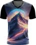 Imagem de Camiseta Gola V Montanha Neon Mountain Translucent 3