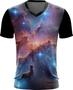 Imagem de Camiseta Gola V Nebulosa Supernova Estrelas Espaço 2