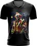 Imagem de Camiseta Gola V Palhaço Quebrada Morro Clown Slum 10