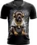 Imagem de Camiseta Gola V Pitbull com Headphones 8