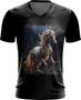 Imagem de Camiseta Gola V Unicornio Criatura Mítica Fera 5