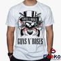 Imagem de Camiseta Guns N Roses 100% Algodão Rock Geeko