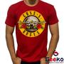 Imagem de Camiseta Guns N Roses 100% Algodão Rock Geeko