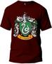 Imagem de Camiseta Harry Potter Sonserina Adulto Camisa Manga Curta Premium 100% Algodão Fresquinha