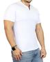 Imagem de Camiseta HENLEY 2 Botões Slim Fit Manga Curta - BRANCA