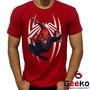 Imagem de Camiseta Homem Aranha 100% Algodão  Geeko