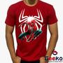 Imagem de Camiseta Homem-Aranha 100% Algodão Spiderman Homem Aranha Geeko