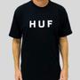 Imagem de Camiseta Huf Silk Essentials Og Logo Preta Masculina