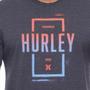 Imagem de Camiseta Hurley Stencil WT23 Masculina Preto Mescla