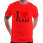 Imagem de Camiseta I love Paris - Foca na Moda