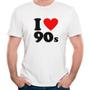 Imagem de Camiseta i love the 90 amo os anos 90 presente criativo