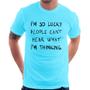 Imagem de Camiseta I'm so Lucky  - Foca na Moda