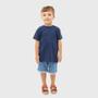 Imagem de Camiseta Infantil Algodão Básica Gola Redonda Várias Cores